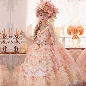 Sapphire Hime Lolita Style Dress JSK (CF19)